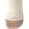 imageCalvin Klein Womens Socks  Lightweight No Show Socks 6 PackWhiteBrown