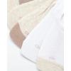imageCalvin Klein Womens Socks  Lightweight No Show Socks 6 PackWhiteBrown