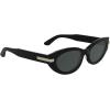 imageCalvin Klein Womens Sunglasses CK25502S  Black with Solid Grey Lens