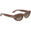 imageCalvin Klein Womens Sunglasses CK25502S  Opaline Rose with Gradient Brick Lens