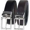 imageCalvin Klein Womens TwoinOne Reversible Dress Casual Belts for Jeans Trousers and DressesBlackBrown Dress
