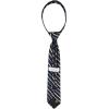imageCalvin Klein boys Adjustable Pretied Zipper Tie  Big BoysBlack Stripe Zip