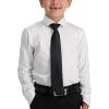 imageCalvin Klein boys Adjustable Pretied Zipper Tie  Big BoysBlack Zip