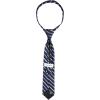 imageCalvin Klein boys Adjustable Pretied Zipper Tie  Big BoysNavy Stripe Zip