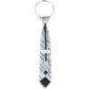 imageCalvin Klein boys Adjustable Pretied Zipper Tie  Big BoysSilver Stripe Zip