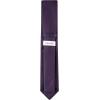 imageCalvin Klein mens Silver Spun Solid Tie  Regular and Extra Large SizesPurple