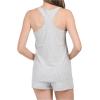 imageCalvin Klein womens Jersey Tank and Short Pajama SetGreyqp1026031White