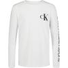 imageCalvin Klein Boys Legacy Long Sleeve Crew Neck TShirtBig Ck White