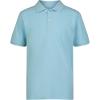 imageCalvin Klein Boys Short Sleeve Micro Pique Solid Polo Button Closure Soft ampamp ComfortableBlue Elixer