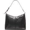 imageCalvin Klein Max Top Zip Hobo Shoulder BagBlackSilver