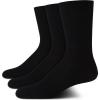 imageCalvin Klein Mens Dress Socks  3 Pack Patterned Crew SocksBlack Textured