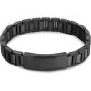imageCalvin Klein Mens Link Bracelet Sophisticated HLink Design with IndustrialInspired FinishBlack