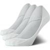 imageCalvin Klein Mens No Show Socks  3 Pack Soft Cotton Blend Invisible Liners Loafer Socks for Men with Heel Grip Size 712White