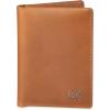 imageCalvin Klein Mens RFID Duofold Leather Wallet TAN One Size