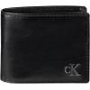 imageCalvin Klein Mens RFID Leather Minimalist Bifold WalletBlackNeon Yellow