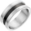 imageCalvin Klein Mens Ring Contemporary Feel with TwoTone Industrial Brushed FinishInner circumference 60