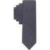 imageCalvin Klein Mens X Liquid Luxe Solid NecktieCharcoal Luxe