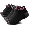 imageCalvin Klein Quarter Socks for Women  6 Pack Cushioned Ankle Socks  Quarter Cut Breathable Lightweight Athletic DesignBlack Assorted
