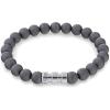 imageCalvin Klein Round Beaded Jewelry Bracelet for Men  Steel Metal Sculpted Bar Design  Fashion Accessory  Gift for HimGrey