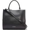 imageCalvin Klein Sophia Triple Compartment ToteBlackSilver Waxed Pu Emboss