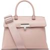 imageCalvin Klein Womens Becky Turn Lock Satchel  2 in 1 Vegan Leather 3 PocketsRosewood