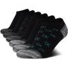 imageCalvin Klein Womens Low Cut Socks  6 Pack Breathable Cushioned Athletic Performance No Show Socks for Women Sizes 410Black Ck Logo