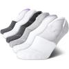 imageCalvin Klein Womens Socks  Comfort Cuff Sneaker Liner 6 PackWhiteGrey Assorted