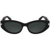 imageCalvin Klein Womens Sunglasses CK25502S  Black with Solid Grey Lens