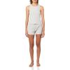 imageCalvin Klein womens Refined Rib Tank Short SetGrey Heather