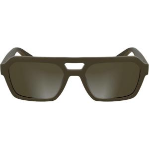 imageCALVIN KLEIN JEANS Mens CKJ25603S Rectangular Sunglasses Matte Brown One Size