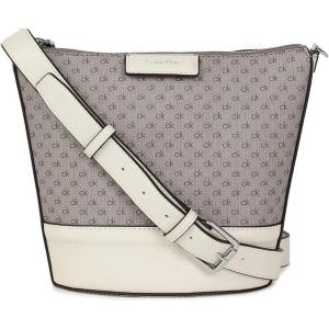 imageCalvin Klein Ash NorthSouth CrossbodyAlmondTaupeCherub White
