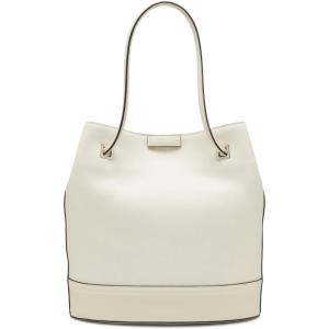 imageCalvin Klein Ash Tote Bag  NorthSouth Vegan Leather 2 PocketsCherub White