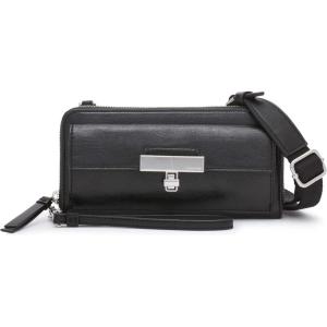 imageCalvin Klein Becky Organizational Wallet on a String CrossbodyBlackSilver
