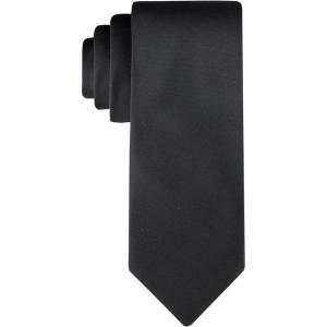 imageCalvin Klein Boys Solid and Pattern Ties  Big BoysBlack Solid