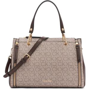 imageCalvin Klein Bubble Lamb Novelty Organization SatchelAlmondTaupeJava