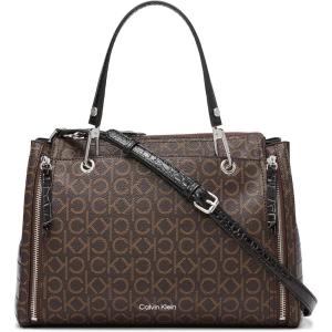 imageCalvin Klein Bubble Lamb Novelty Organization SatchelBrownKhakiBlack Logo