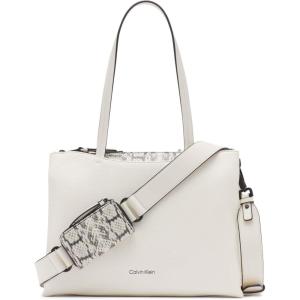 imageCalvin Klein Chrome Organizational 2 in 1 ToteCherub WhiteBlack