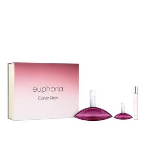 imageCalvin Klein Euphoria Eau de Parfum  Chypre Womens Perfume  With Notes of Pomegranate Black Orchid Lotus Blossom ampamp Mahogany Wood  Long Lasting Fragrance3 piece set33floz033floz01floz