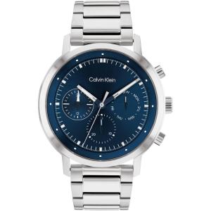 imageCalvin Klein Gauge Mens Multifunction Watch  Stainless Steel Case and Mesh Bracelet  Water Resistant to 5ATM50 Meters  Premium Fashion Timepiece for a Bold Look  44mmBlue