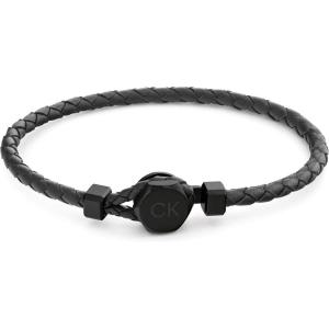 imageCalvin Klein Jewelry Mens Leather BraceletGrey