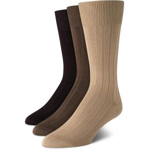 imageCalvin Klein Mens Dress Socks  3 Pack Patterned Crew SocksAssorted