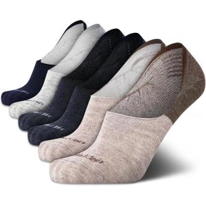 imageCalvin Klein Mens No Show Socks  6 Pack Soft Cotton Blend Invisible Liners Loafer Socks for Men with Heel Grip Size 712Multi Ultra Low