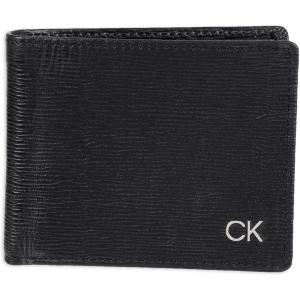 imageCalvin Klein Mens RFID Leather Minimalist Bifold WalletBlack Slimfold