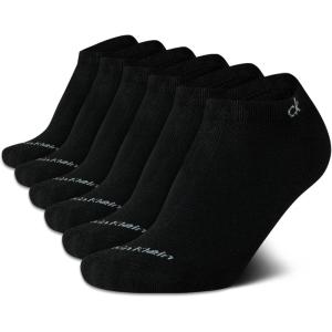imageCalvin Klein Mens Socks  No Show Low Cut Athletic Socks 6 PackBlack Classic
