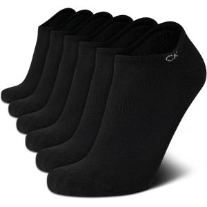 imageCalvin Klein Mens Socks  No Show Low Cut Athletic Socks 6 PackJet Black