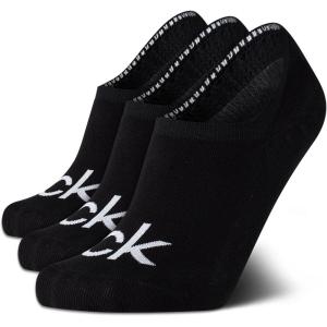 imageCalvin Klein Mens Socks  No Show Sneaker Liner Socks 3 PackBlack