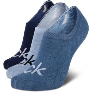 imageCalvin Klein Mens Socks  No Show Sneaker Liner Socks 3 PackBlue