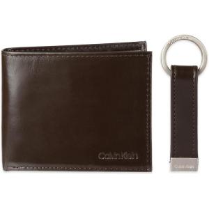 imageCalvin Klein Mens Wallet SetsMinimalist Bifold and Card CasesBrown  Bifold