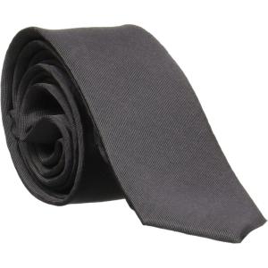 imageCalvin Klein Mens X Liquid Luxe Solid NecktieCharcoal