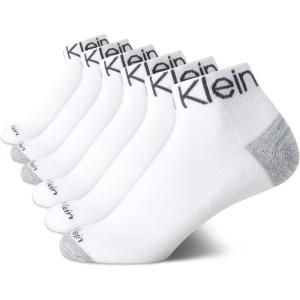 imageCalvin Klein Quarter Socks for Women  6 Pack Cushioned Ankle Socks  Quarter Cut Breathable Lightweight Athletic DesignWhite Assorted
